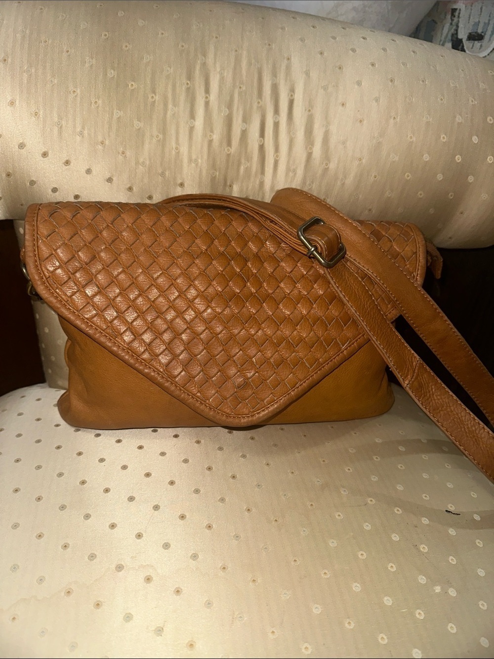 The Marseille Woven Crossbody Clutch by The Wanderers Travel Co..